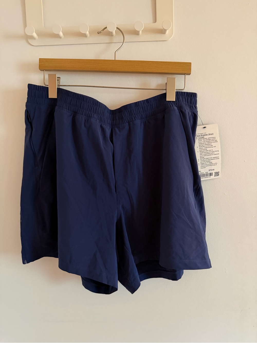 NWT Men’s lululemon Navy Performance Shorts